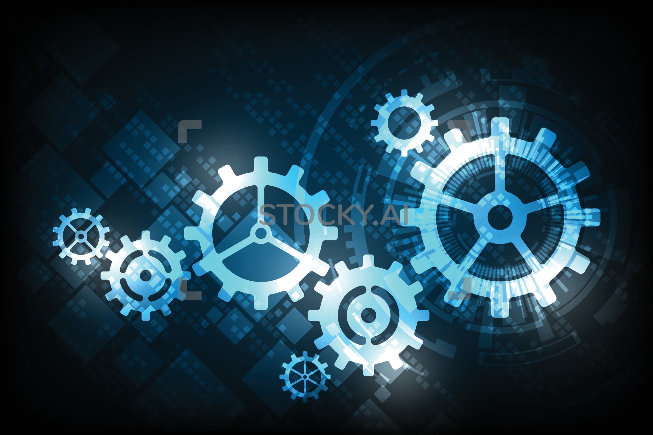 Gear Background Vector at Collection of Gear