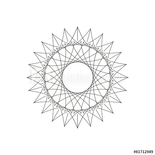 Geometric Sun Vector at Collection of Geometric Sun