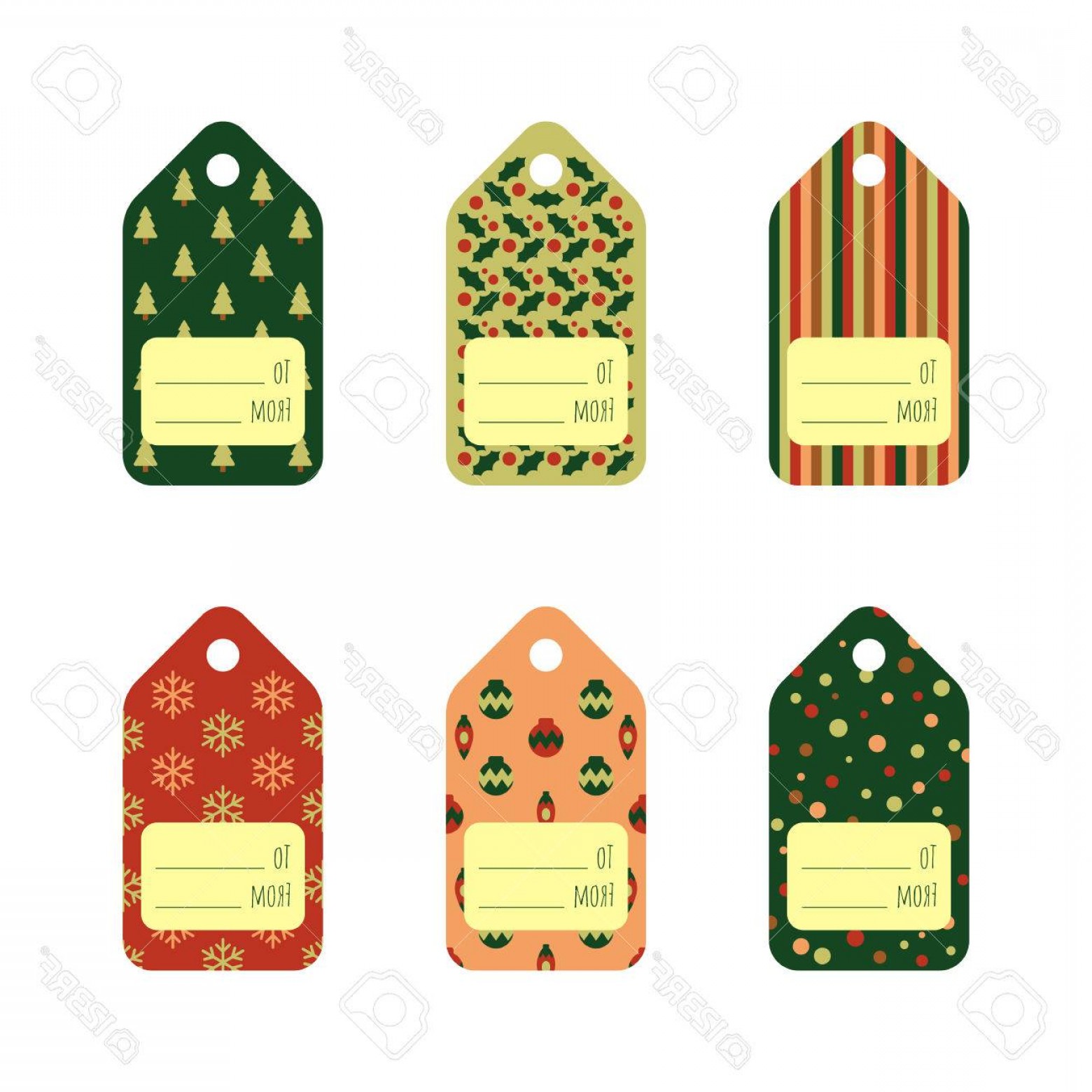 Gift Tag Vector at Collection of Gift Tag Vector free
