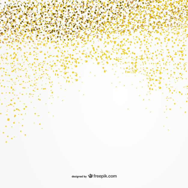 Gold Confetti Vector at Collection of Gold Confetti