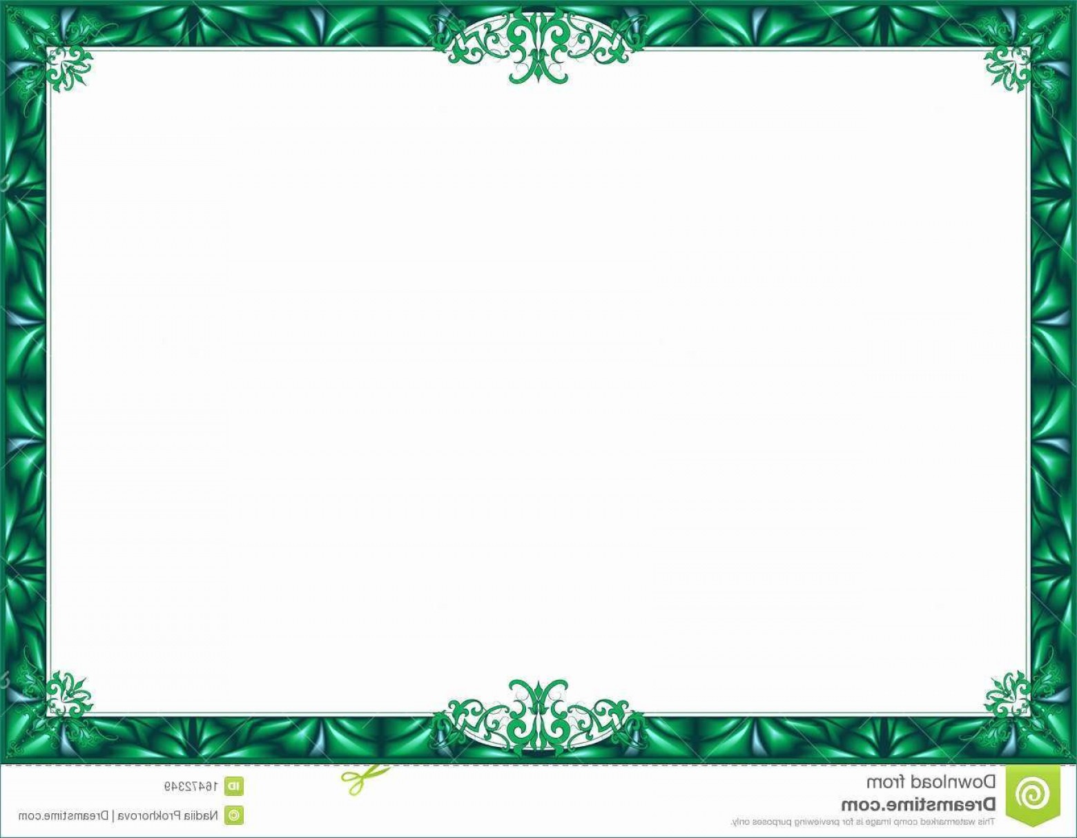 Green Border Vector at Collection of Green Border