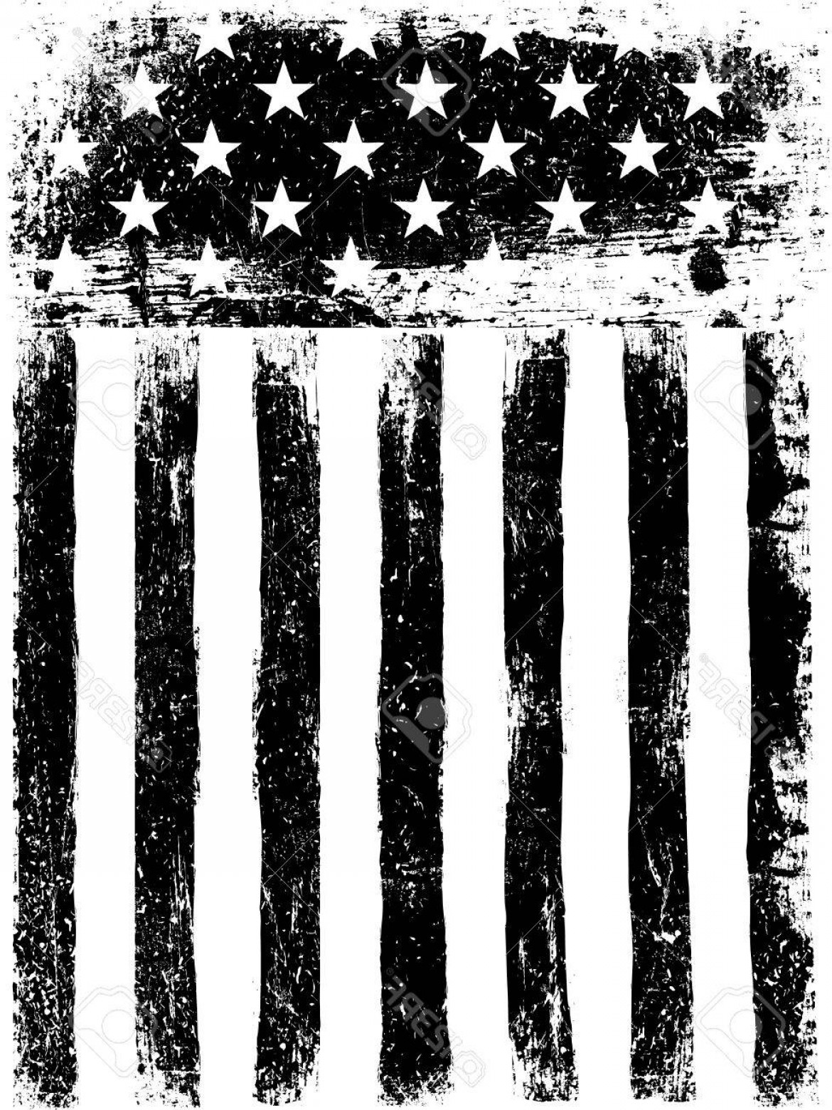 Grunge American Flag Vector at Collection of Grunge