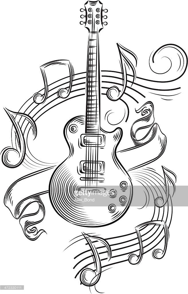 Guitar Vector Art at Collection of Guitar Vector Art