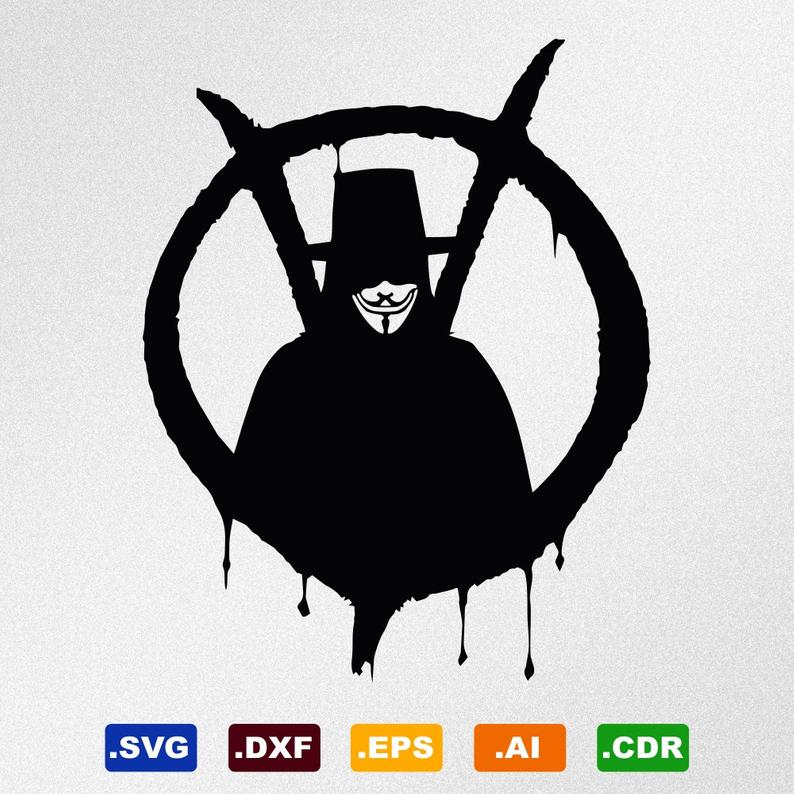 Guy Fawkes Mask Vector at Collection of Guy Fawkes