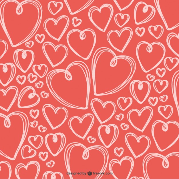 Heart Background Vector at Collection of Heart