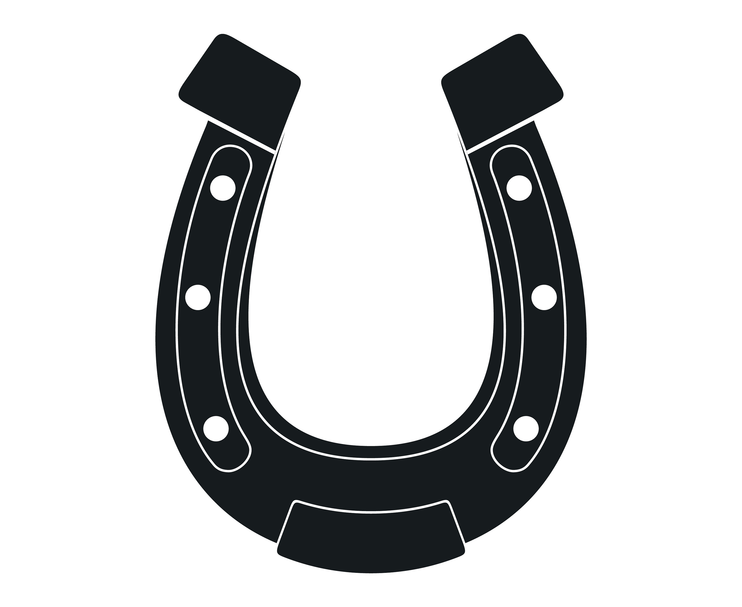 Horseshoe Silhouette Vector at Collection of