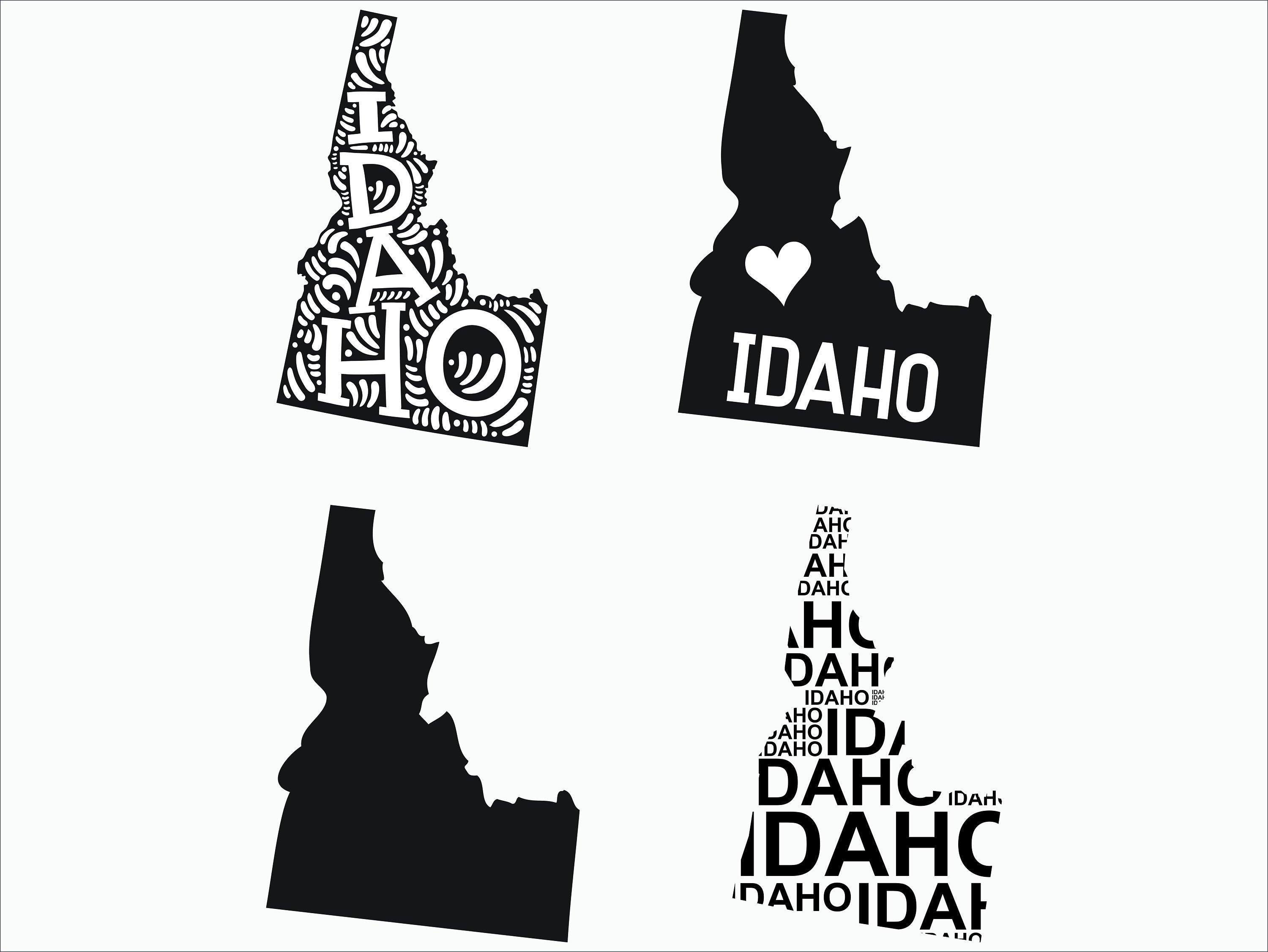 Idaho Outline Vector at Collection of Idaho Outline