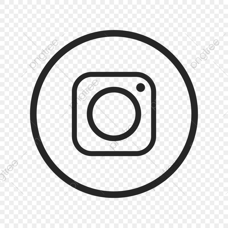 Instagram Icon Black And White Vector at Collection