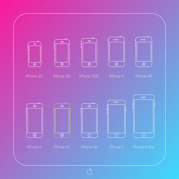 Iphone Outline Vector at Collection of Iphone Outline