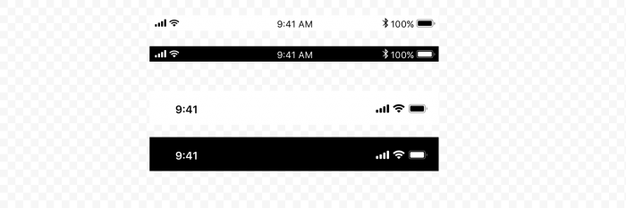 Iphone Status Bar Vector at Collection of Iphone