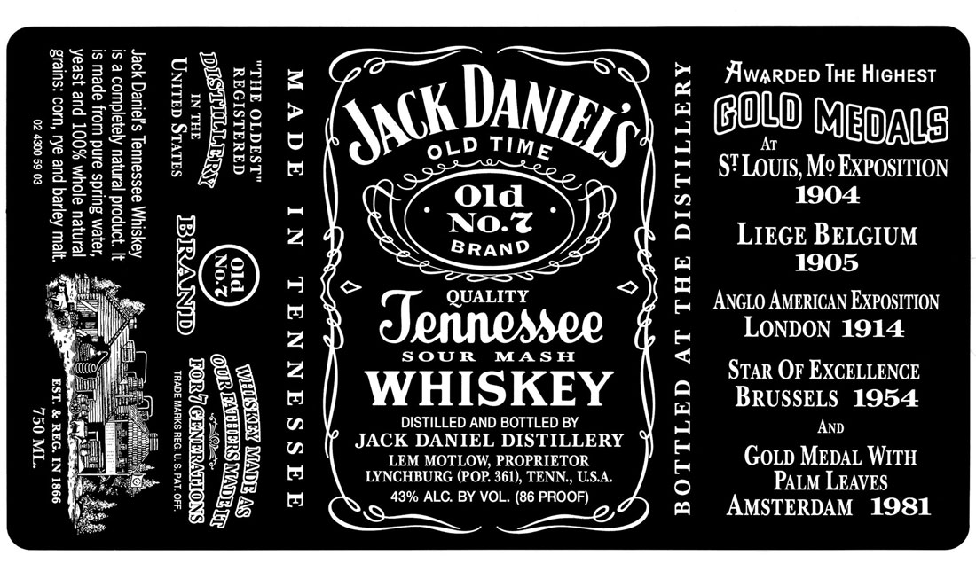 Jack Daniels Label Vector at Vectorified.com | Collection of Jack