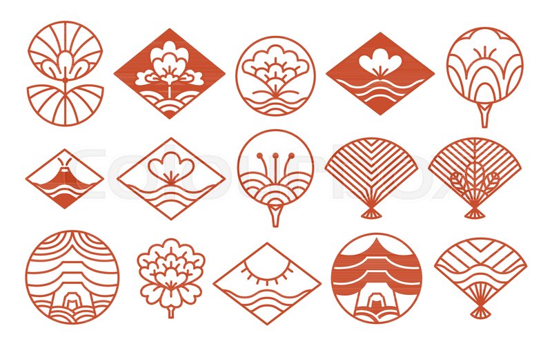 Japanese Ornament Vector at Collection of Japanese
