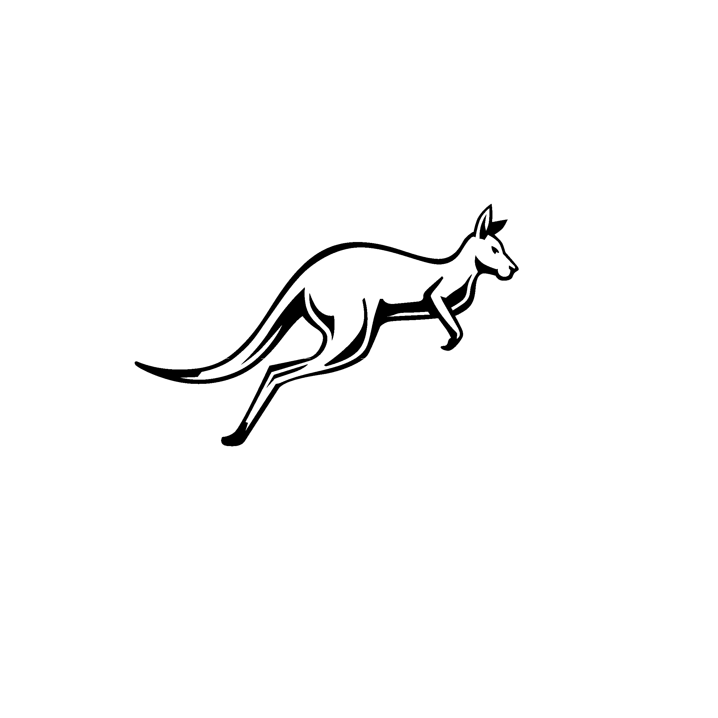 Kangaroo Logo Vector at Collection of Kangaroo Logo