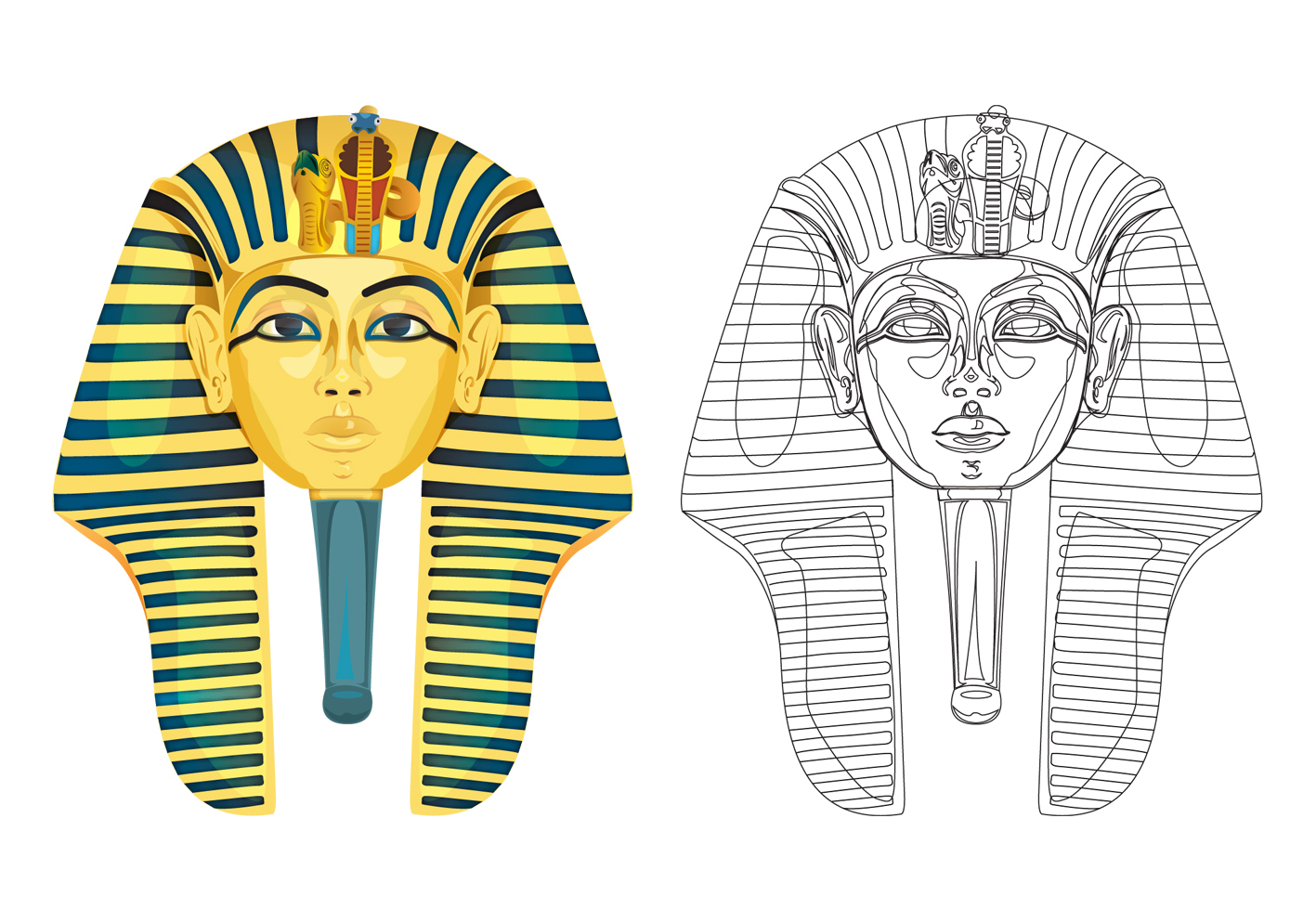 King Tut Vector at Collection of King