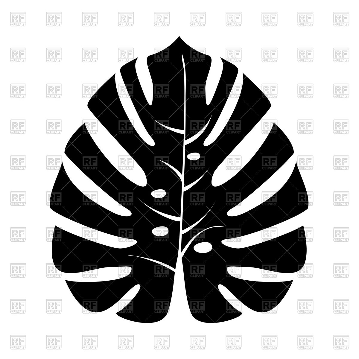 Leaf Vector Black And White at Collection of Leaf Vector Black And White free