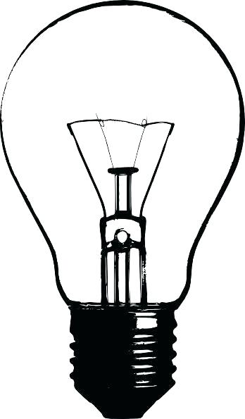 Light Bulb Outline Vector at Vectorified.com | Collection of Light Bulb