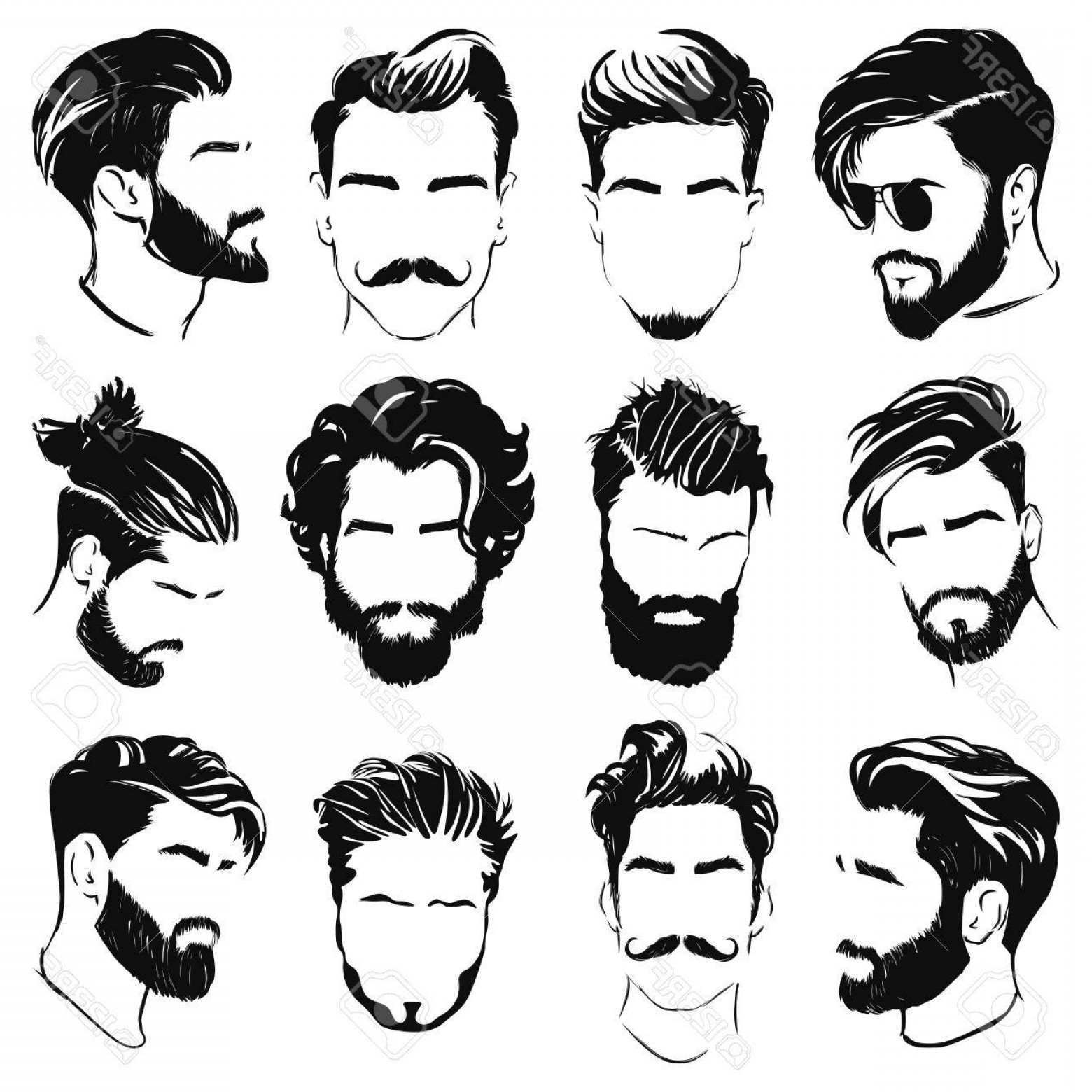 Man Hair Vector at Collection of Man Hair Vector free