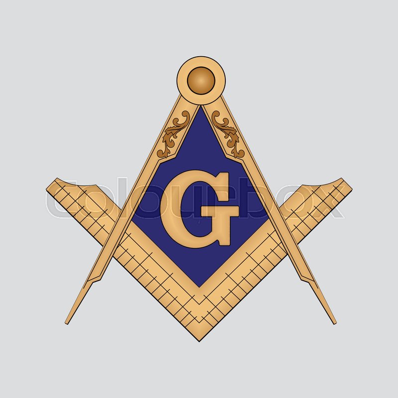 Masonic Square And Compass Vector at Collection of