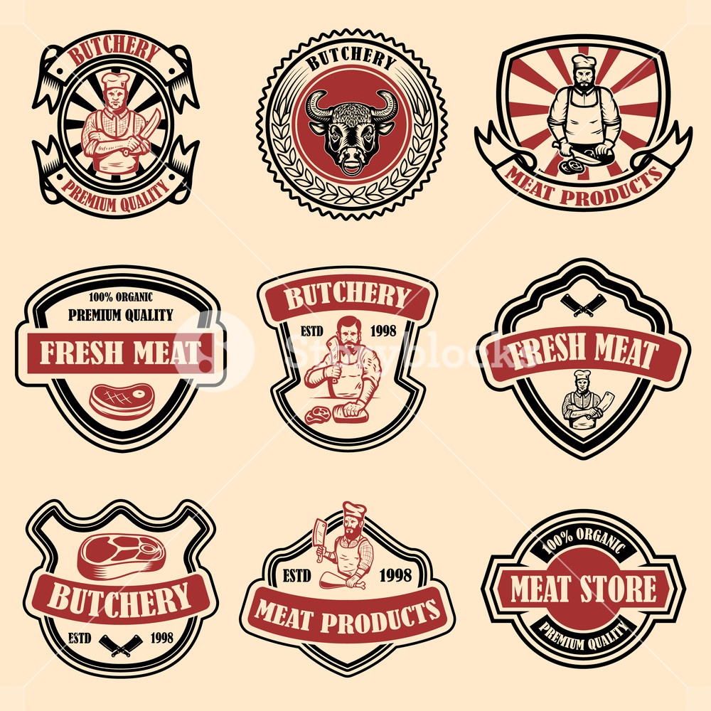 Meat Logo Vector at Collection of Meat Logo Vector