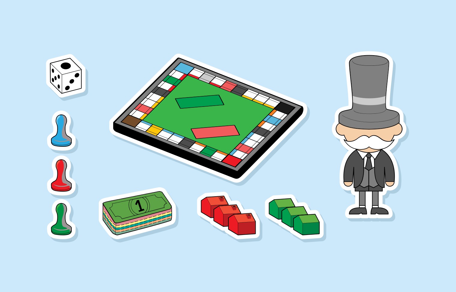 Monopoly Board Vector at Collection of Monopoly Board