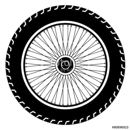Motorcycle Tire Vector at Collection of Motorcycle