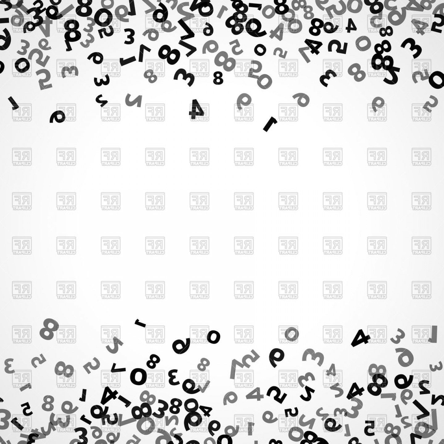 Numbers Background Free Vector at Collection of