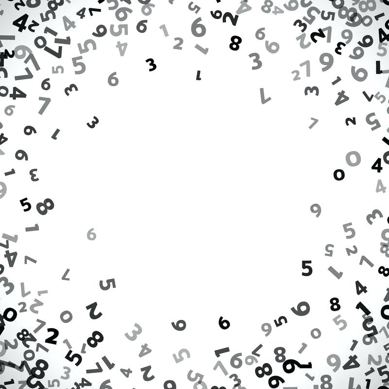 Numbers Background Free Vector at Collection of