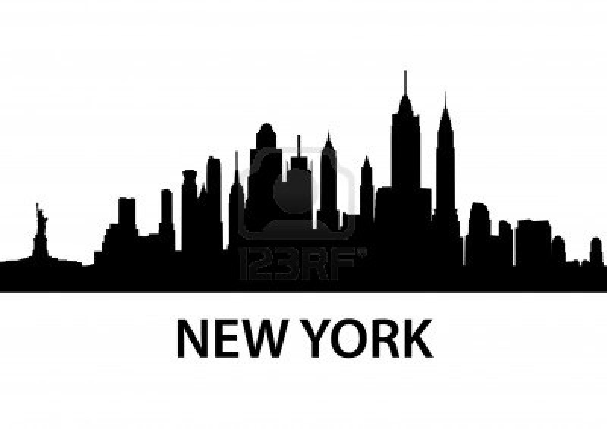 Nyc Skyline Silhouette Vector at Collection of Nyc