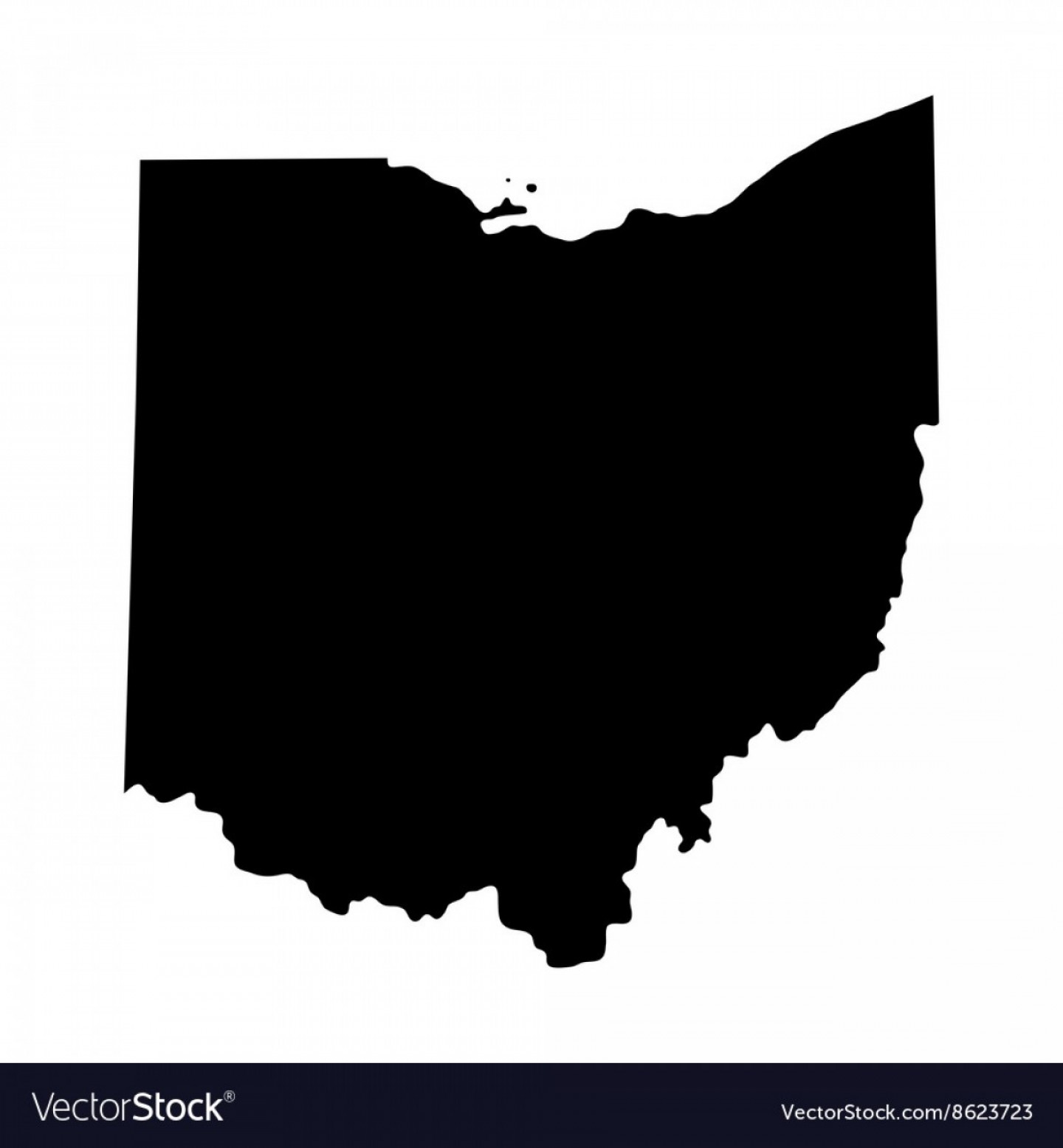 Ohio Outline Vector at Vectorified.com | Collection of Ohio Outline