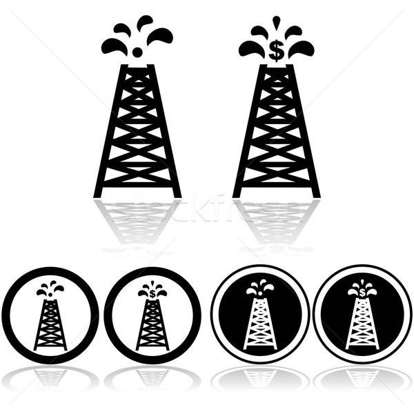 Oil Tower Vector at Collection of Oil Tower Vector