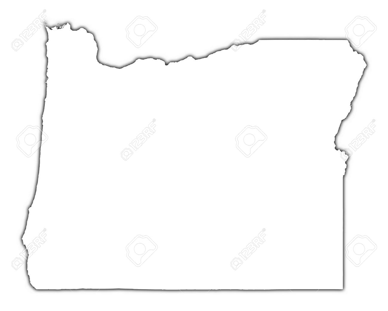 Oregon Outline Vector at Collection of Oregon Outline