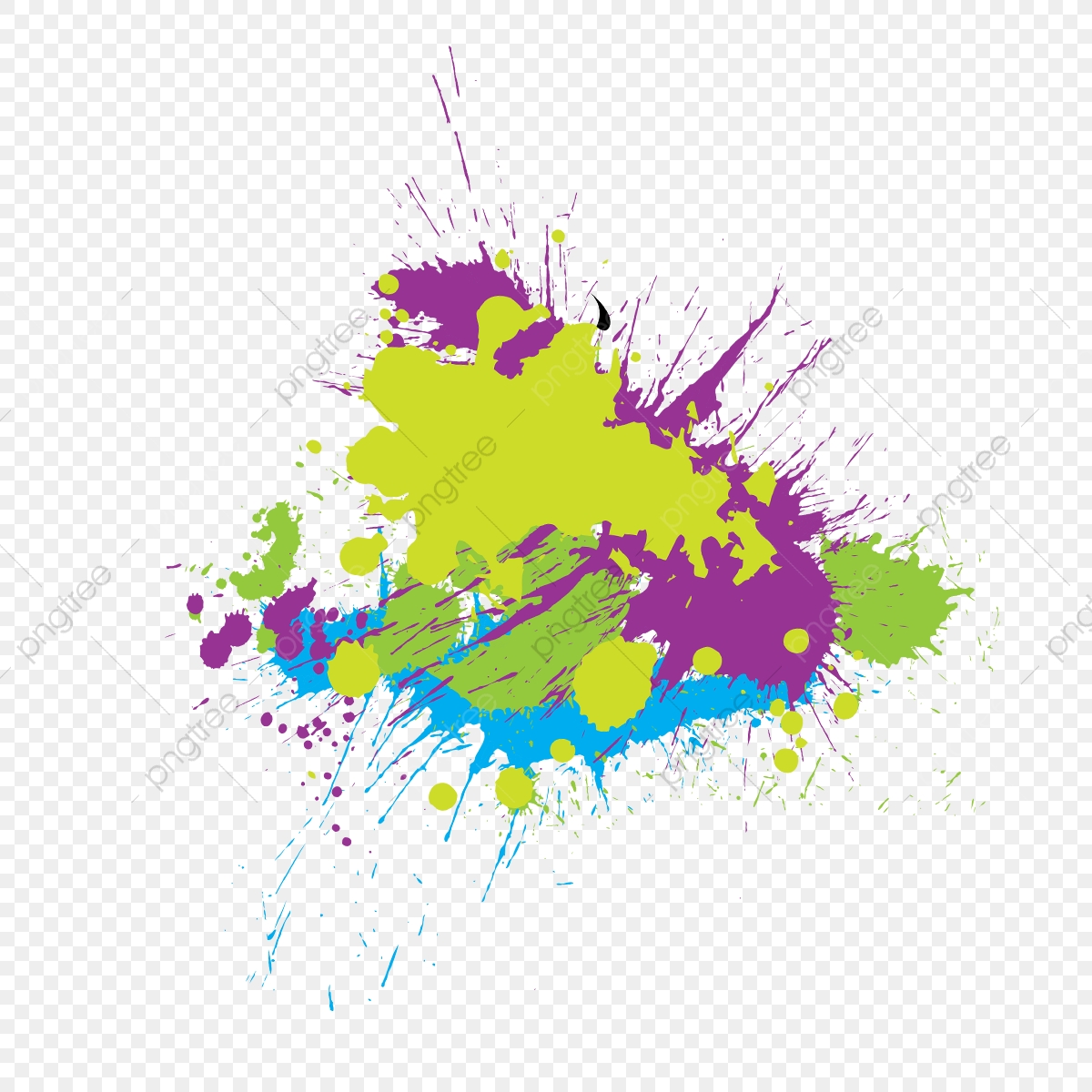 Paint Splatter Vector Free Download at Collection of