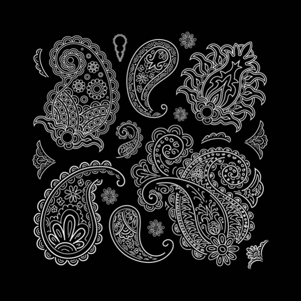 Paisley Pattern Vector Free at Collection of Paisley
