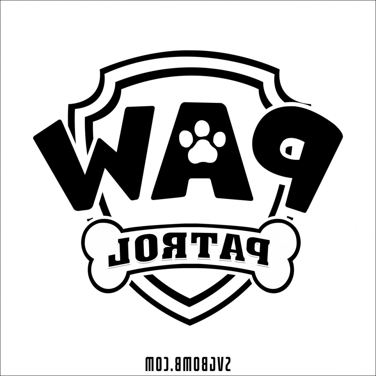 Paw patrol graphic svg free pondjes