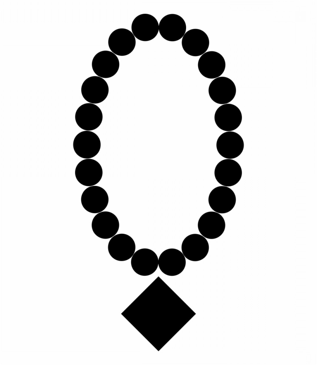 Pearl Necklace Vector at Collection of Pearl Necklace