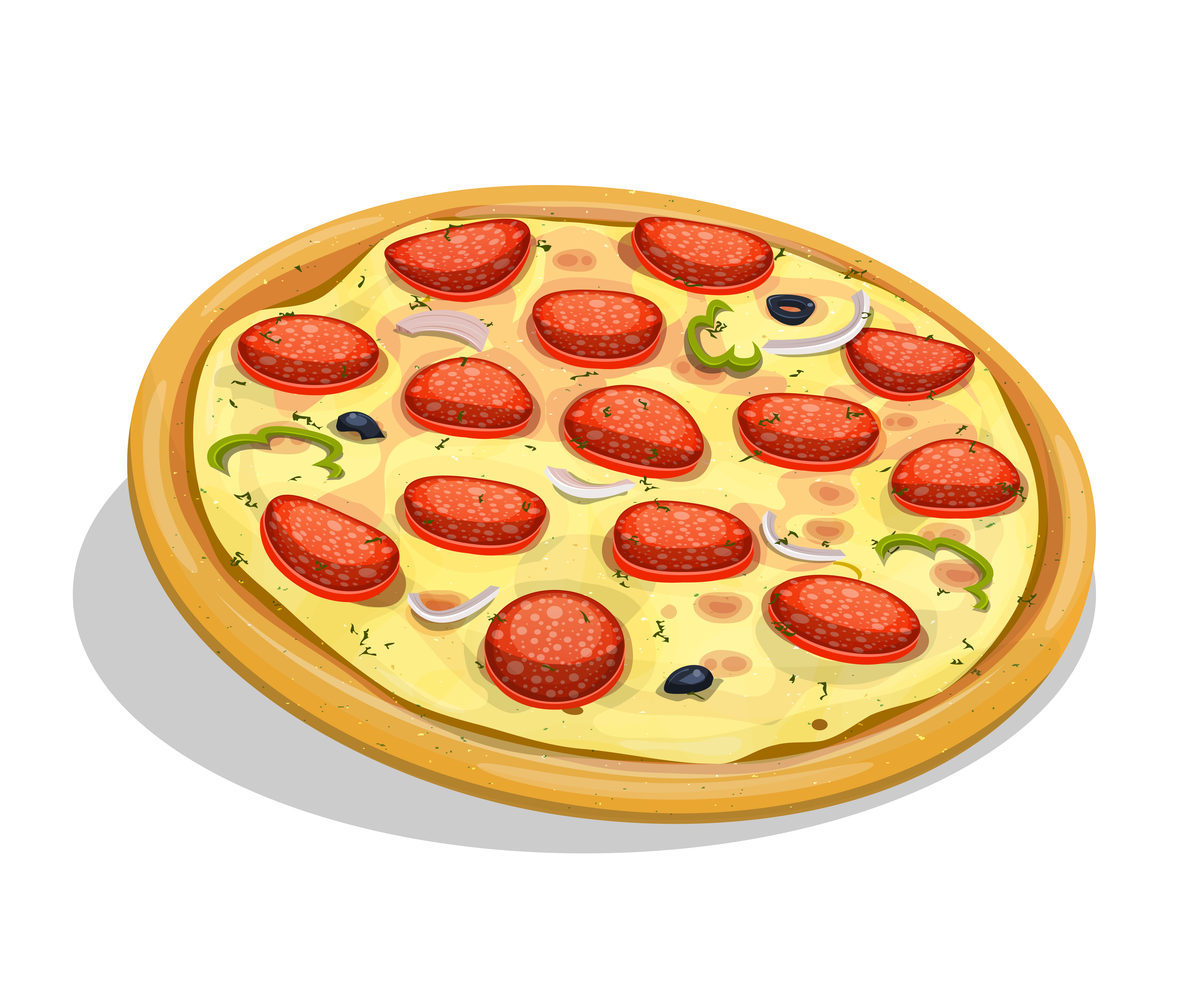 Pepperoni Vector at Collection of Pepperoni Vector free for personal use