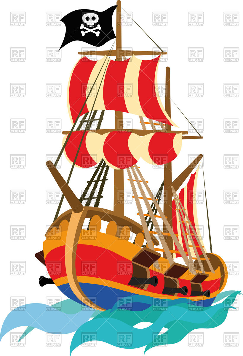 Pirate Ship Vector Free at Collection of Pirate Ship Vector Free free for