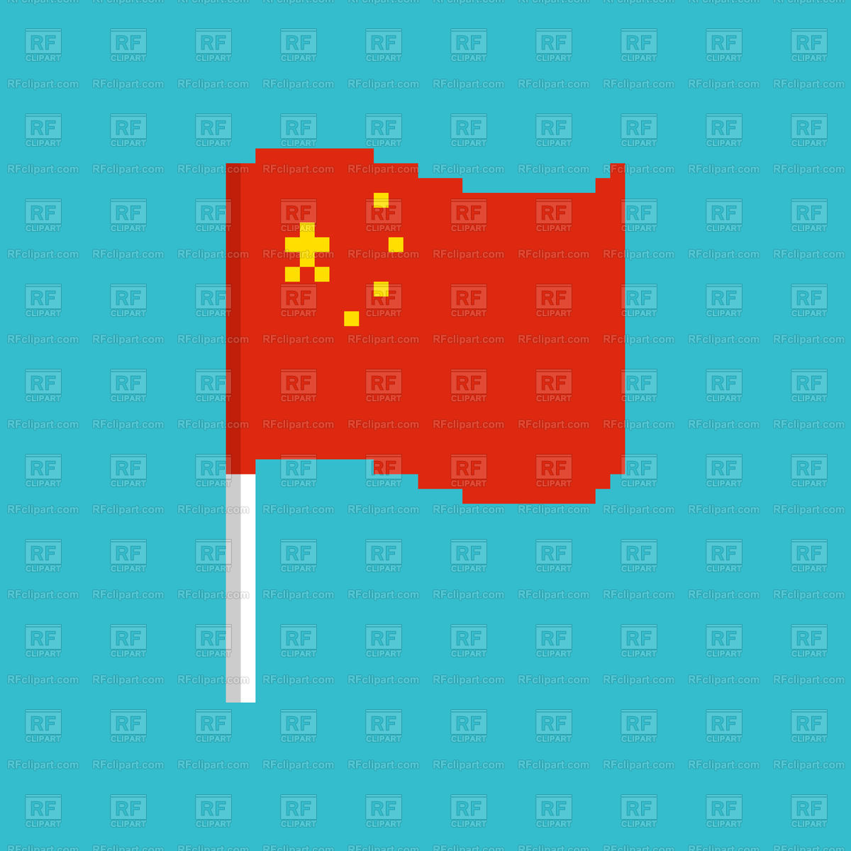 Chinese Flag Pixel Art My XXX Hot Girl