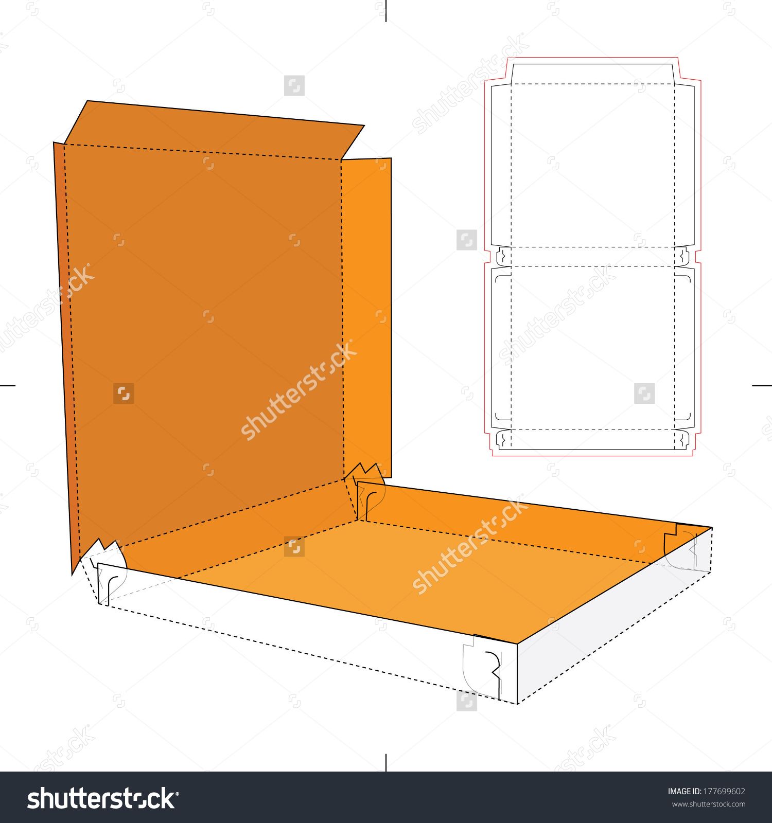 Pizza Box Template Vector at Collection of Pizza Box