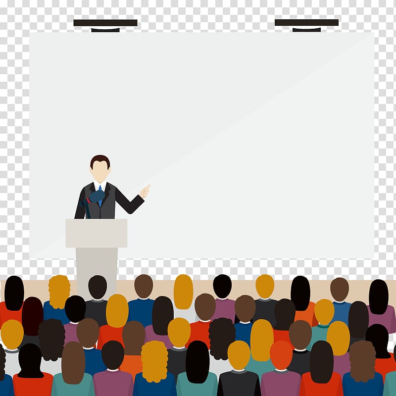 Public Speaking Vector at Collection of Public