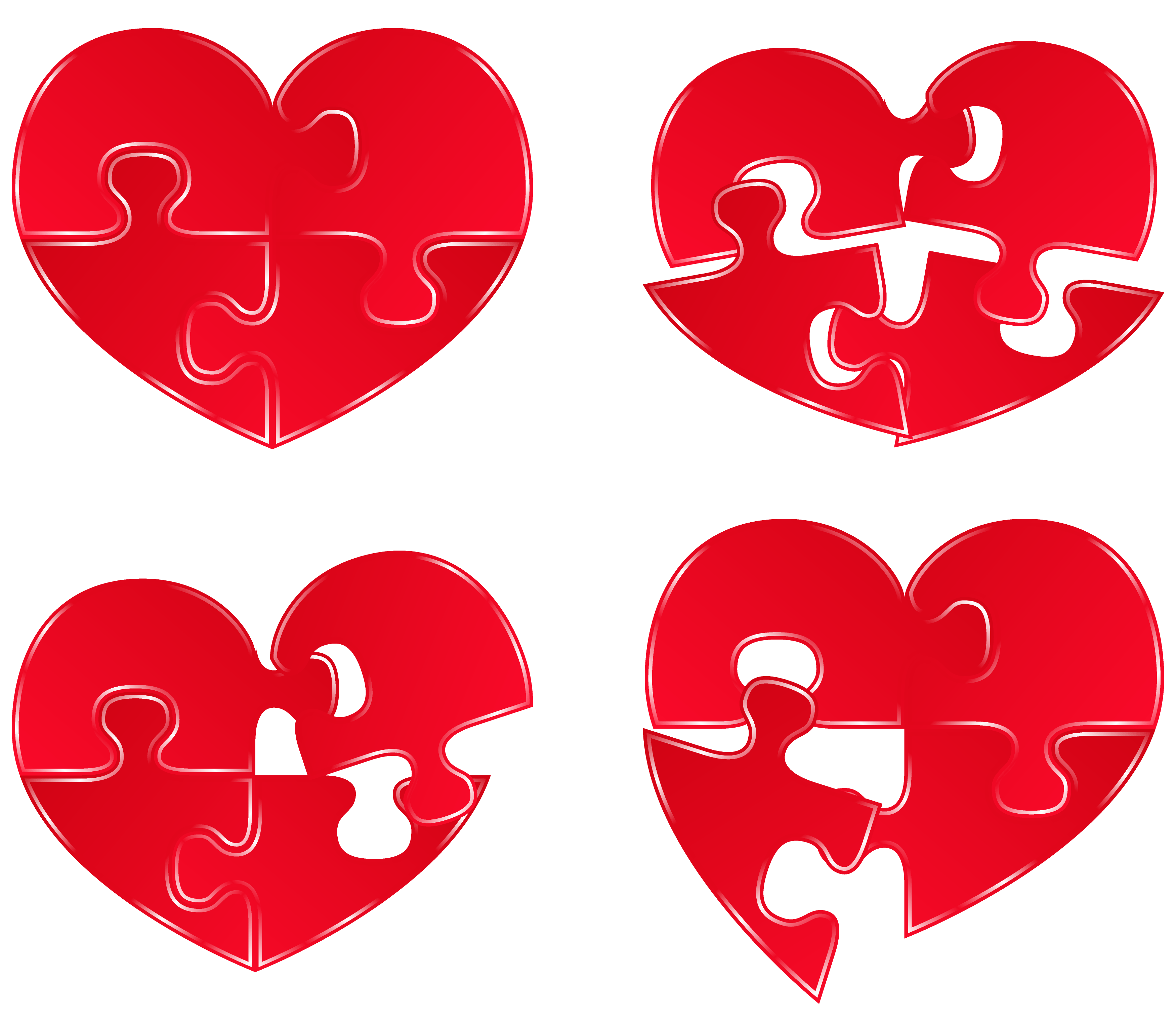Puzzle Heart Vector at Collection of Puzzle Heart