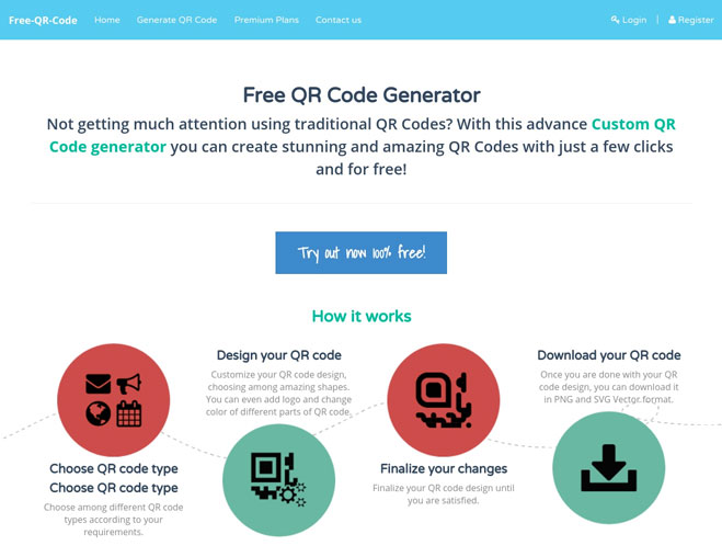 Free Vector Qr Code Generator at Collection of Free