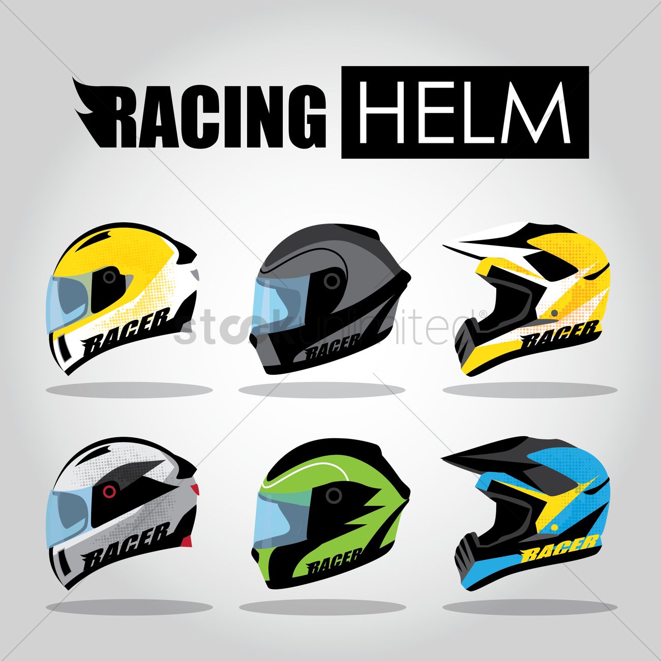 Racing Helmet Vector at Collection of Racing Helmet