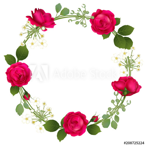 Red Floral Vector at Collection of Red Floral Vector