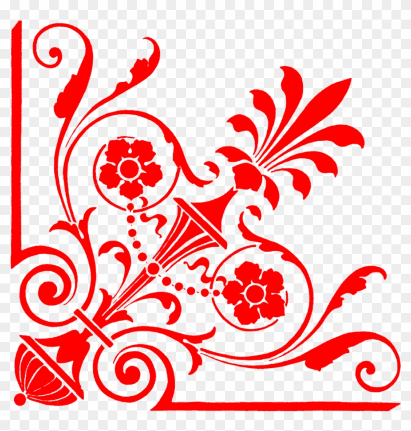Red Floral Vector at Collection of Red Floral Vector