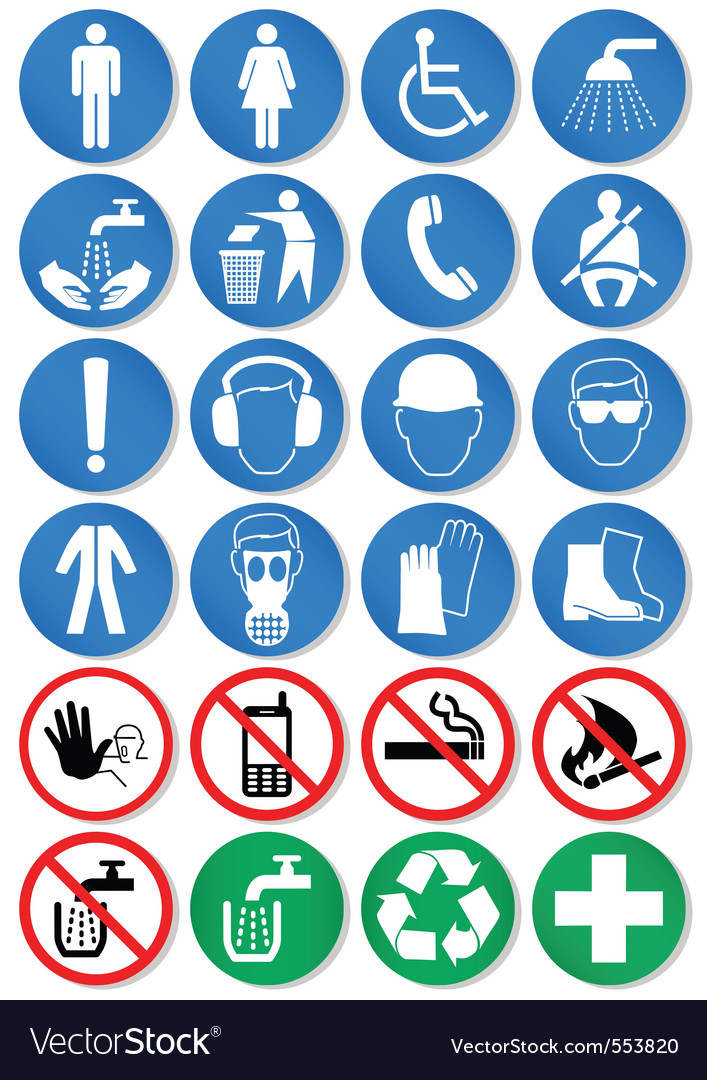 Safety Icon Vector at Collection of Safety Icon