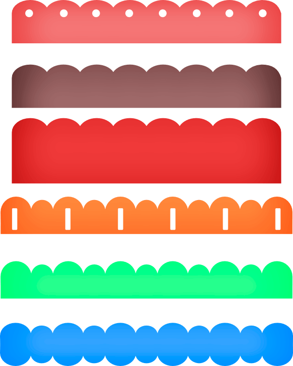 Scallop Border Vector at Collection of Scallop Border