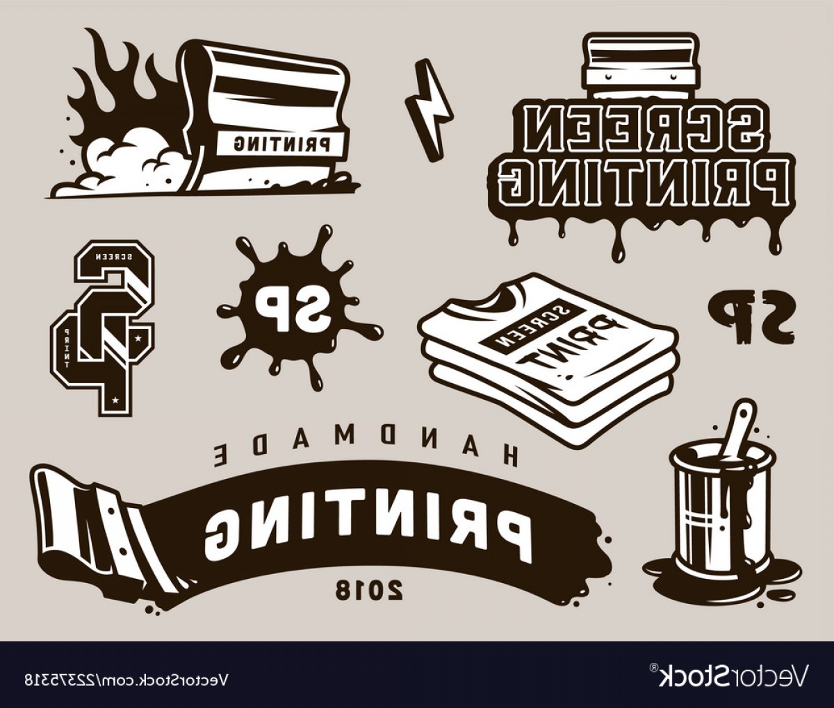 Screen Printing Vector at Collection of Screen