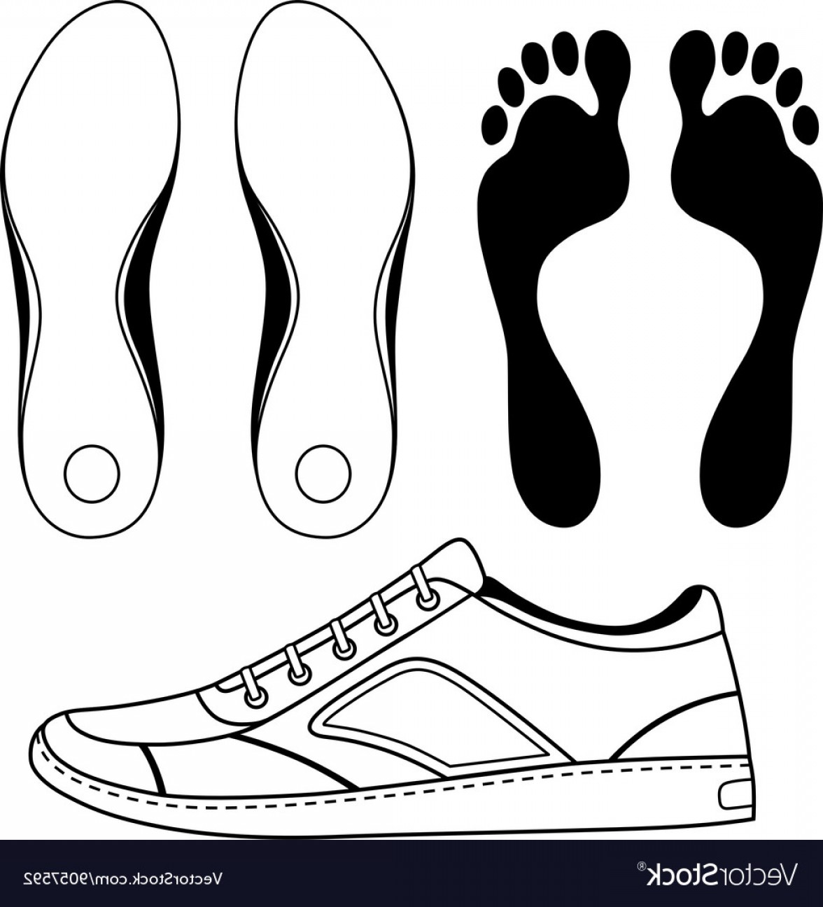 Shoe Sole Vector at Collection of Shoe Sole Vector