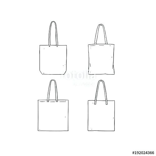 Shopping Bag Template Vector at Collection of